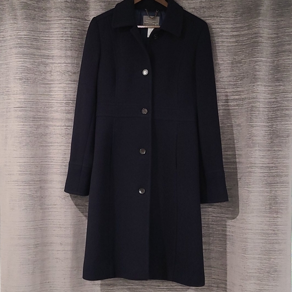 J. Crew Jackets & Blazers - J. Crew Lady Day Coat in Wool, 8 Tall, Navy
